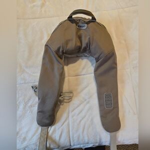 Homedics Gray Plush Neck and Shoulder Massager